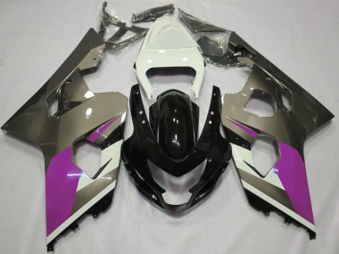 2004-2005 Gloss Grey GSXR 600-750 Motorcycle Fairings