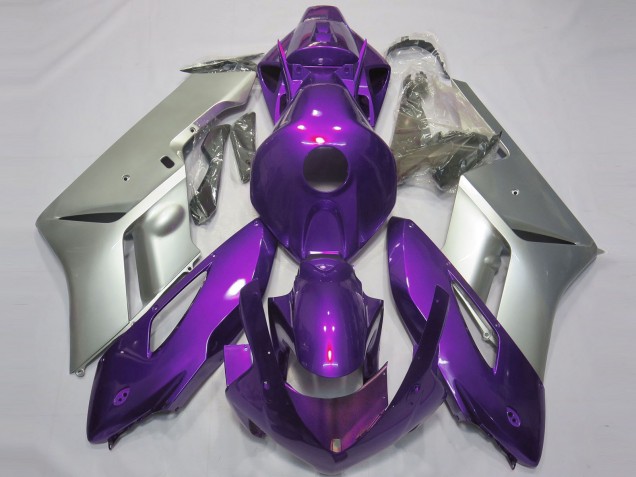 2004-2005 Gloss Purple and Silver CBR1000RR Motorcycle Fairings