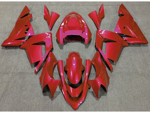 2004-2005 Gloss Red ZX10R Motorcycle Fairings