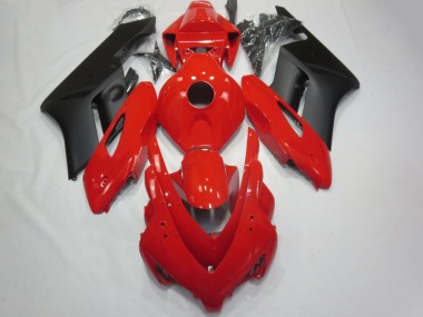 2004-2005 Gloss Red and Matte Black CBR1000RR Motorcycle Fairings