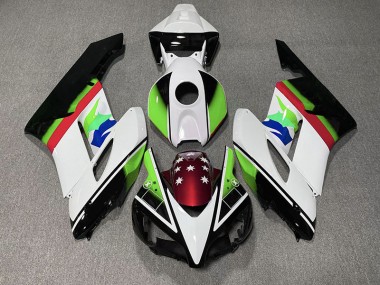 2004-2005 Green and Red Flag CBR1000RR Motorcycle Fairings
