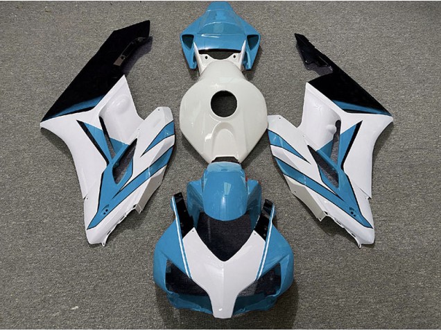 2004-2005 Light Blue White and Gloss Black CBR1000RR Motorcycle Fairings
