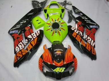 2004-2005 Lime Rossi CBR1000RR Motorcycle Fairings