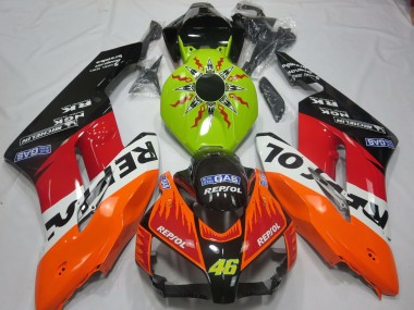 2004-2005 Lime Rossi Repsol CBR1000RR Motorcycle Fairings
