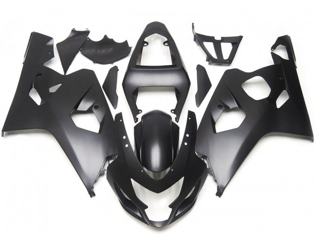 2004-2005 Matte Black Style GSXR 600-750 Motorcycle Fairings