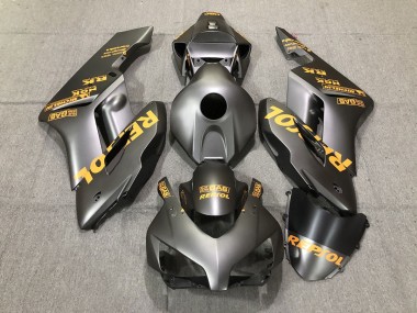 2004-2005 Matte Grey Orange Repsol CBR1000RR Motorcycle Fairings