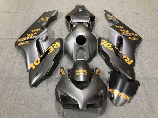2004-2005 Matte Grey Orange Repsol CBR1000RR Motorcycle Fairings