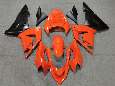2004-2005 Orange Black ZX10R Motorcycle Fairings
