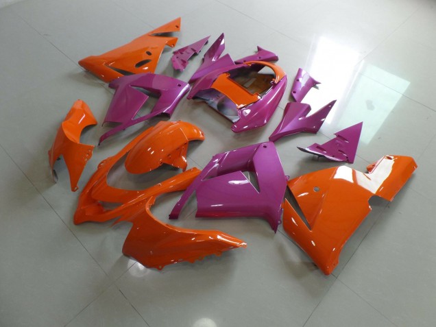 2004-2005 Orange Pink ZX10R Motorcycle Fairings