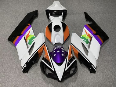 2004-2005 Orange and Purple Flag CBR1000RR Motorcycle Fairings