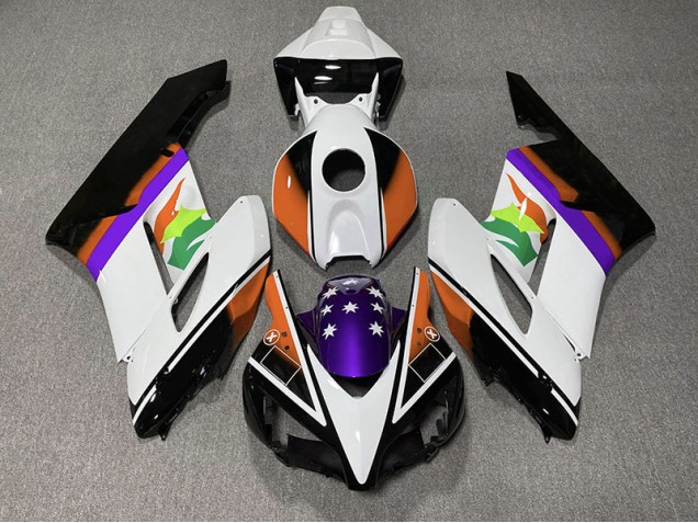 2004-2005 Orange and Purple Flag CBR1000RR Motorcycle Fairings