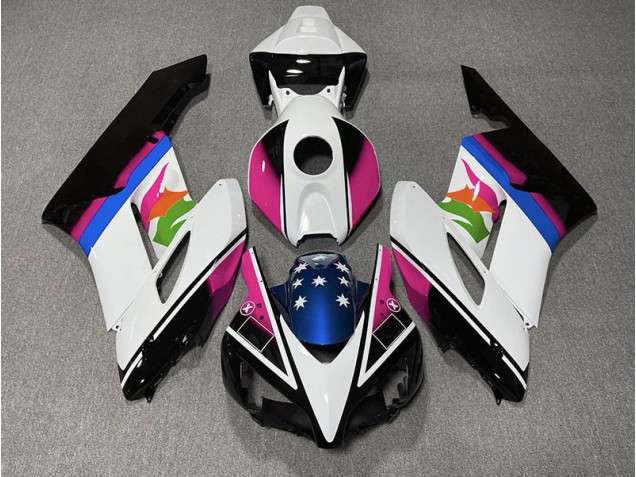 2004-2005 Pink and Blue Flag CBR1000RR Motorcycle Fairings