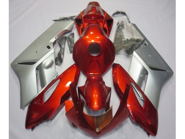 2004-2005 Red Silver CBR1000RR Motorcycle Fairings