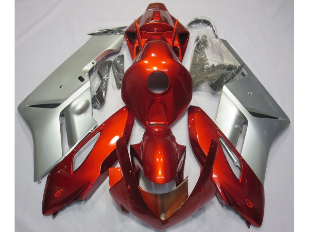 2004-2005 Red Silver CBR1000RR Motorcycle Fairings