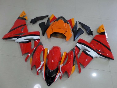 2004-2005 Red White Pink ZX10R Motorcycle Fairings