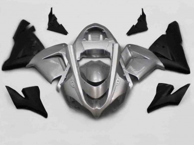 2004-2005 Silver Black ZX10R Motorcycle Fairings