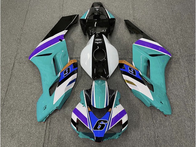 2004-2005 Teal 6 CBR1000RR Motorcycle Fairings