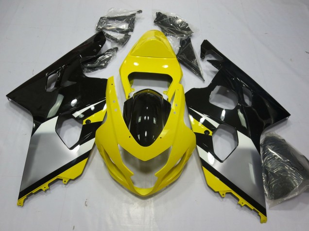 2004-2005 Yellow OEM Style GSXR 600-750 Motorcycle Fairings