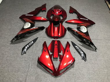 2004-2006 Gloss Red & Logos R1 Motorcycle Fairings
