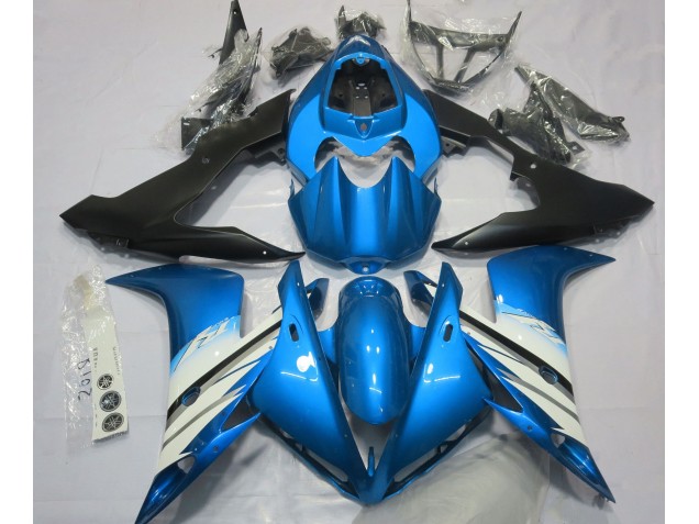 2004-2006 Light Blue & White R1 Motorcycle Fairings