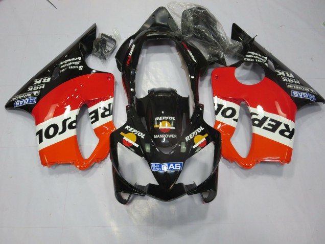 2004-2007 Classic Repsol CBR600 F4i Motorcycle Fairings