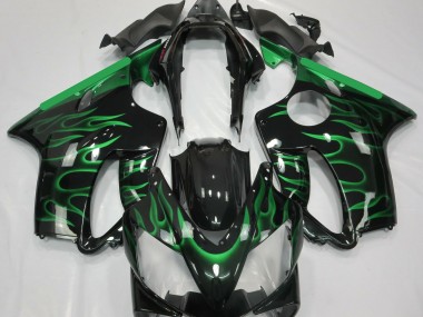 2004-2007 Light Green Flame CBR600 F4i Motorcycle Fairings