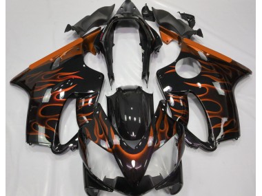 2004-2007 Orange Flame CBR600 F4i Motorcycle Fairings