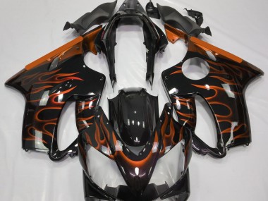 2004-2007 Orange Flame CBR600 F4i Motorcycle Fairings