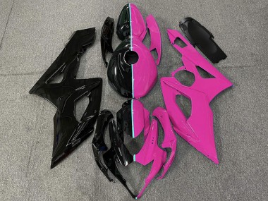 2005-2006 Black and Pink GSXR 1000 Motorcycle Fairings