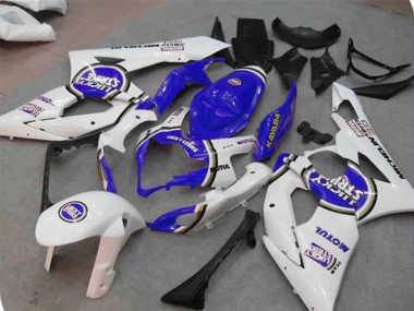 2005-2006 Blue Lucky Strike GSXR 1000 Motorcycle Fairings