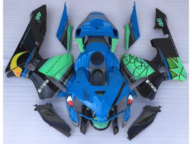2005-2006 Blue Shark & Green CBR600RR Motorcycle Fairings