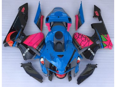 2005-2006 Blue Shark & Pink CBR600RR Motorcycle Fairings