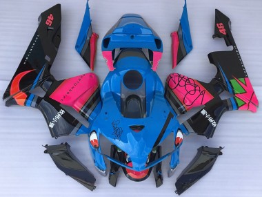 2005-2006 Blue Shark & Pink CBR600RR Motorcycle Fairings