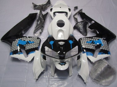 2005-2006 Blue Splatter CBR600RR Motorcycle Fairings