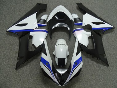 2005-2006 Blue White and Black ZX6R Motorcycle Fairings