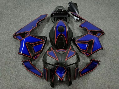 2005-2006 Blue and Red Turtle CBR600RR Motorcycle Fairings