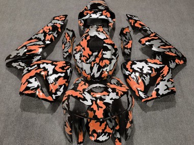 2005-2006 Camo & LIGHT ORANGE CBR600RR Motorcycle Fairings
