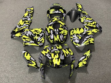 2005-2006 Camo & NEON YELLOW CBR600RR Motorcycle Fairings