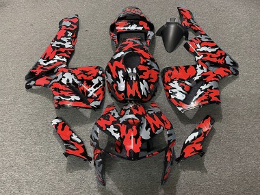 2005-2006 Camo & RED CBR600RR Motorcycle Fairings