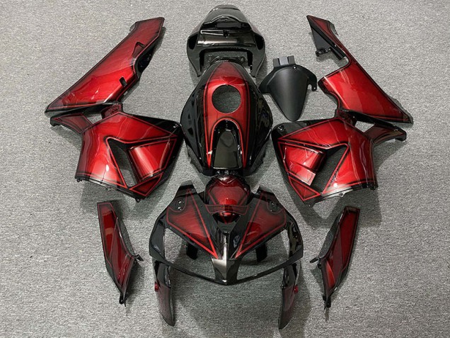 2005-2006 Deep Candy Red CBR600RR Motorcycle Fairings