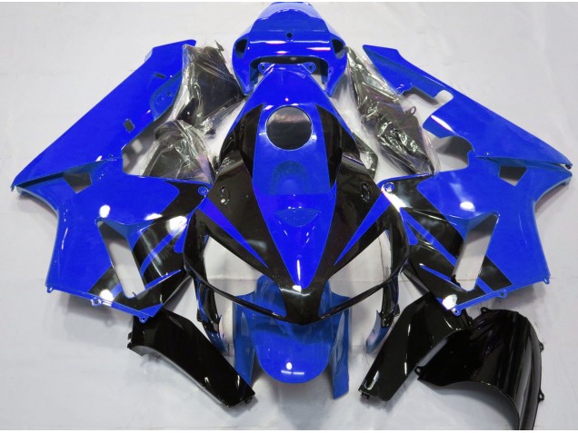 2005-2006 Gloss Blue & Black Design CBR600RR Motorcycle Fairings