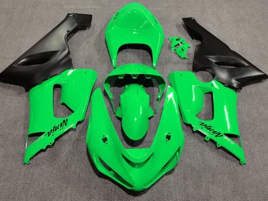 2005-2006 Gloss Green ZX6R Motorcycle Fairings