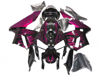 2005-2006 Gloss Pink Flame CBR600RR Motorcycle Fairings