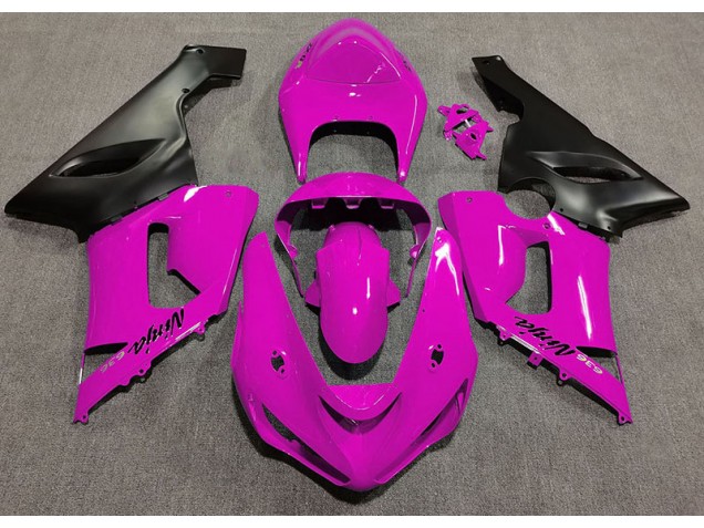 2005-2006 Gloss Pink ZX6R Motorcycle Fairings