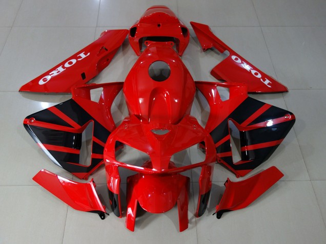 2005-2006 Gloss Red CBR600RR Motorcycle Fairings