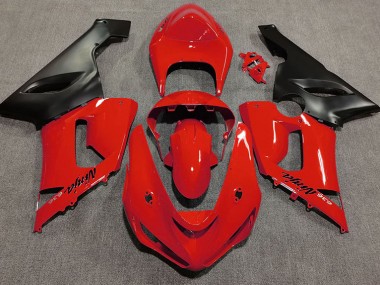 2005-2006 Gloss Red ZX6R Motorcycle Fairings