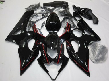 2005-2006 Gloss Red and Black GSXR 1000 Motorcycle Fairings