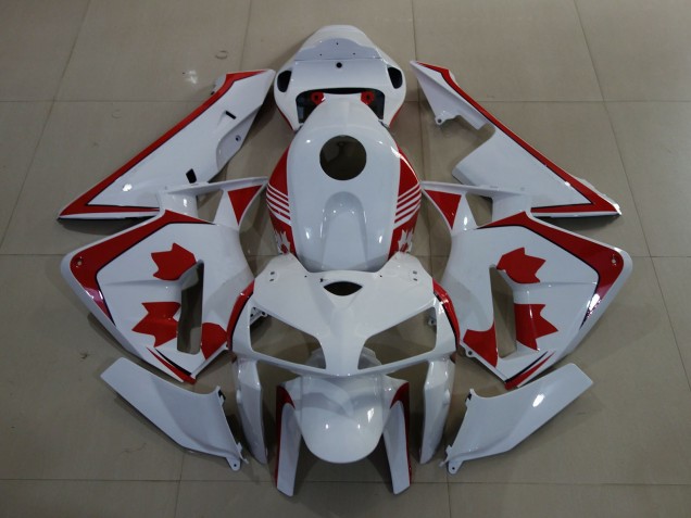 2005-2006 Gloss White Canada CBR600RR Motorcycle Fairings