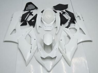 2005-2006 Gloss White GSXR 1000 Motorcycle Fairings