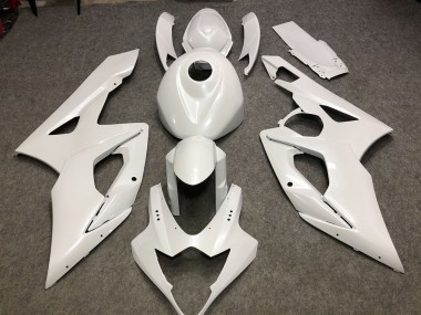 2005-2006 Gloss White Plain GSXR 1000 Motorcycle Fairings